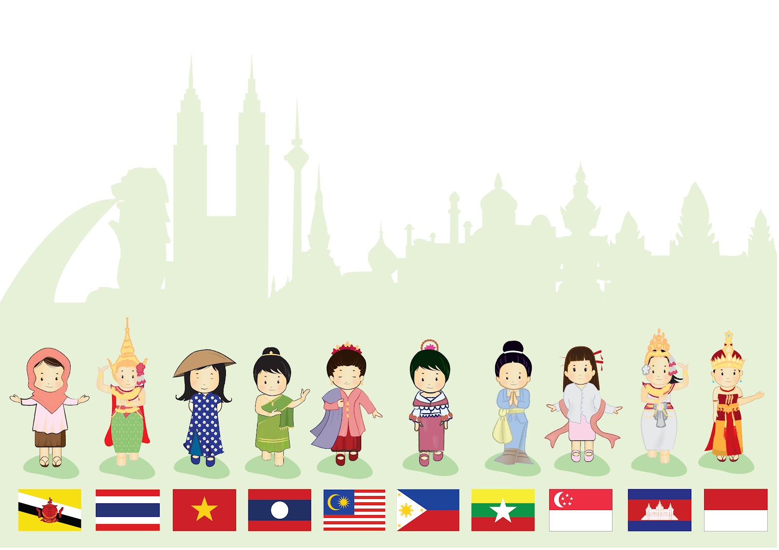 10 ประเทศ ประชาคมอาเซียน