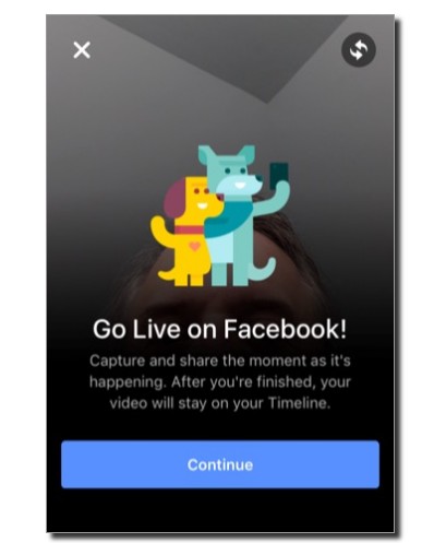 Go Live on Facebook