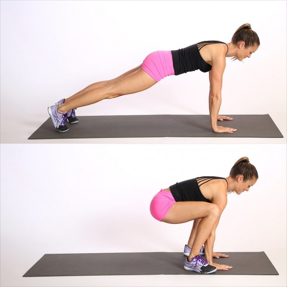 Plank jumps หรือ การวิดพื้น