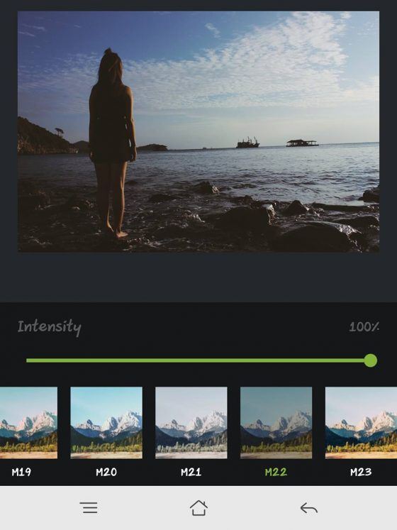 แต่งภาพด้วยแอพพลิเคชัน Square InstaPic ฟิลเตอร์M22