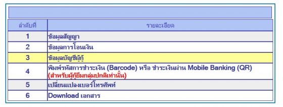 ข้อมูลผู้กู้ยืมเงิน กยศ