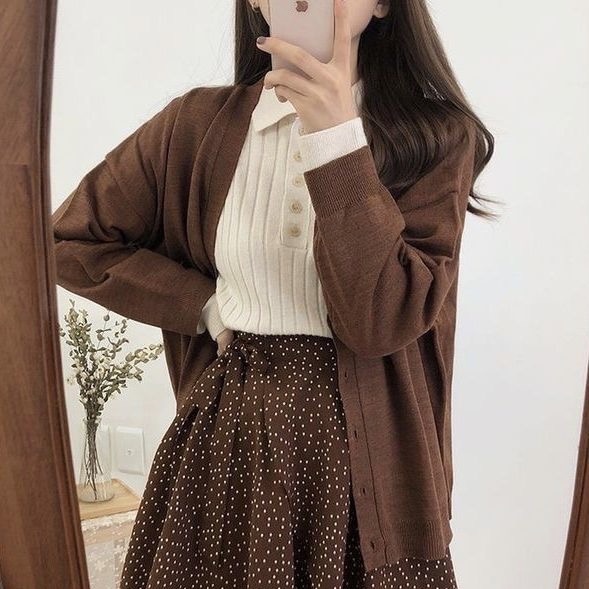 ไอเดียแต่งตัวสีเอิร์ธโทนขาว-น้ำตาล