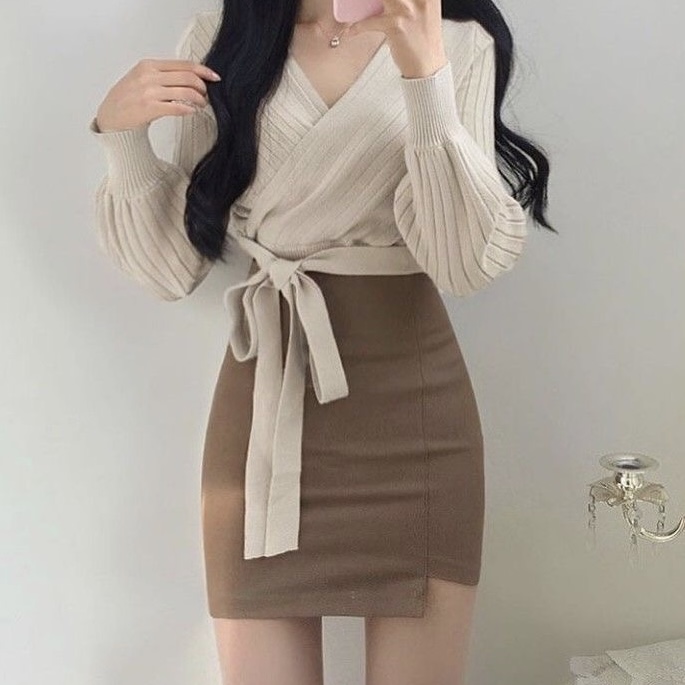 ไอเดียแต่งตัวสีเอิร์ธโทนขาว-น้ำตาล