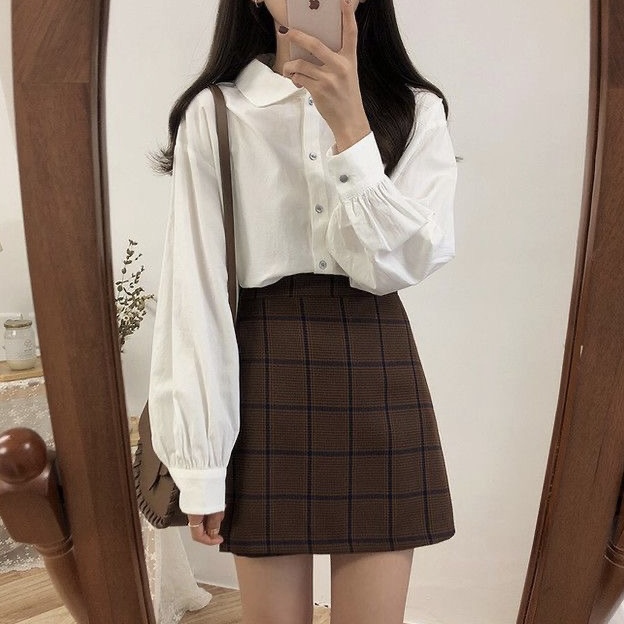 ไอเดียแต่งตัวสีเอิร์ธโทนขาว-น้ำตาล