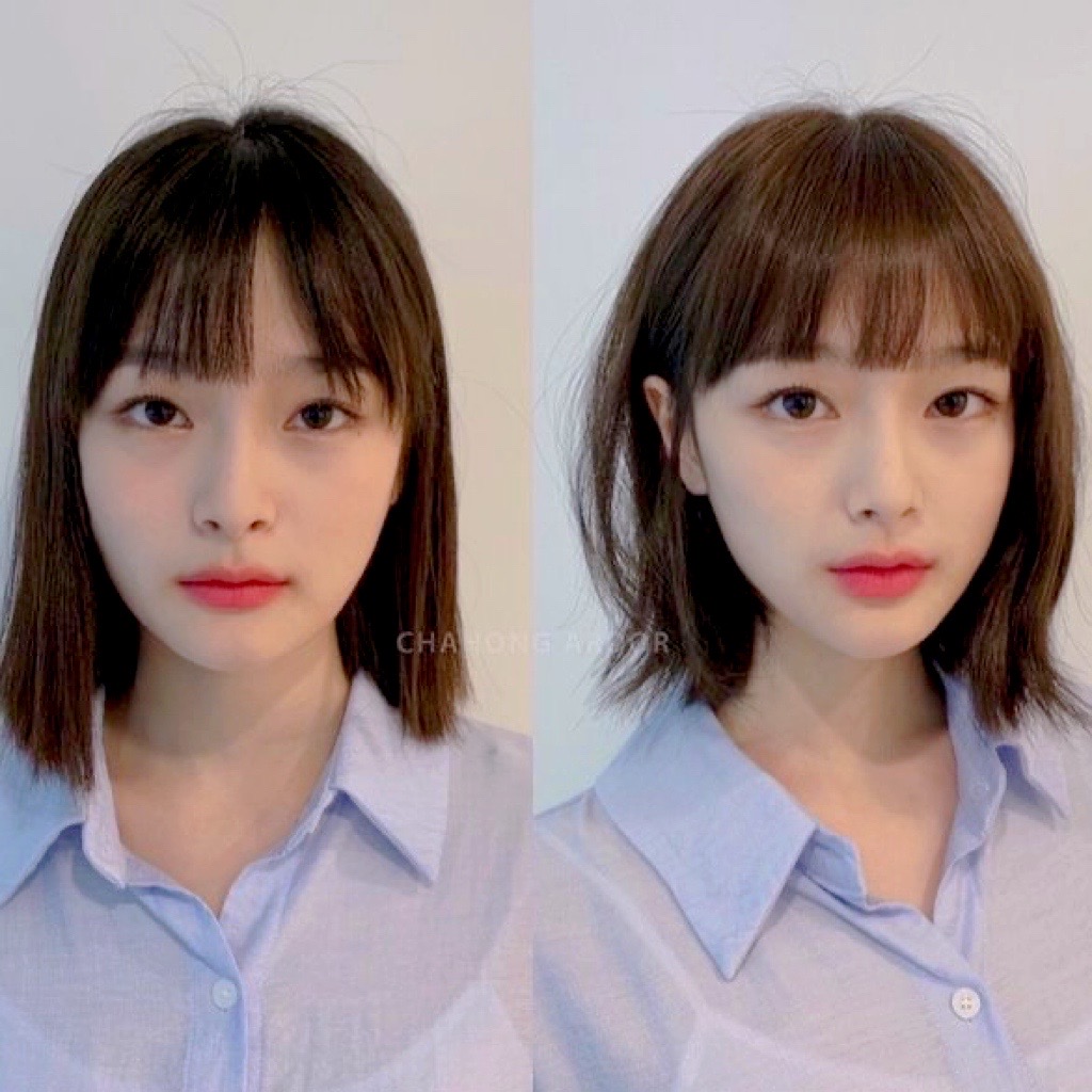 ทรงผมเกาหลีสาวผมสั้น