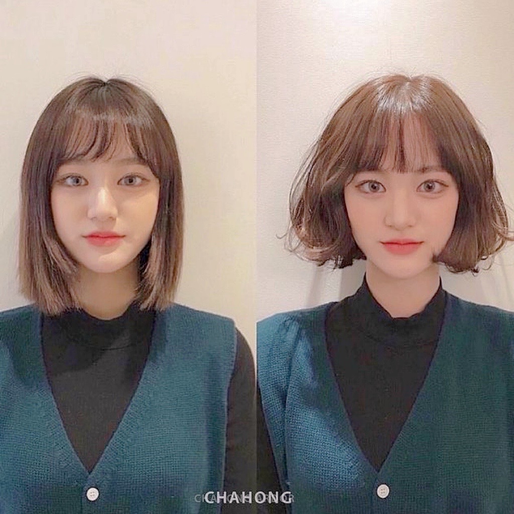 ทรงผมเกาหลีสาวผมสั้น