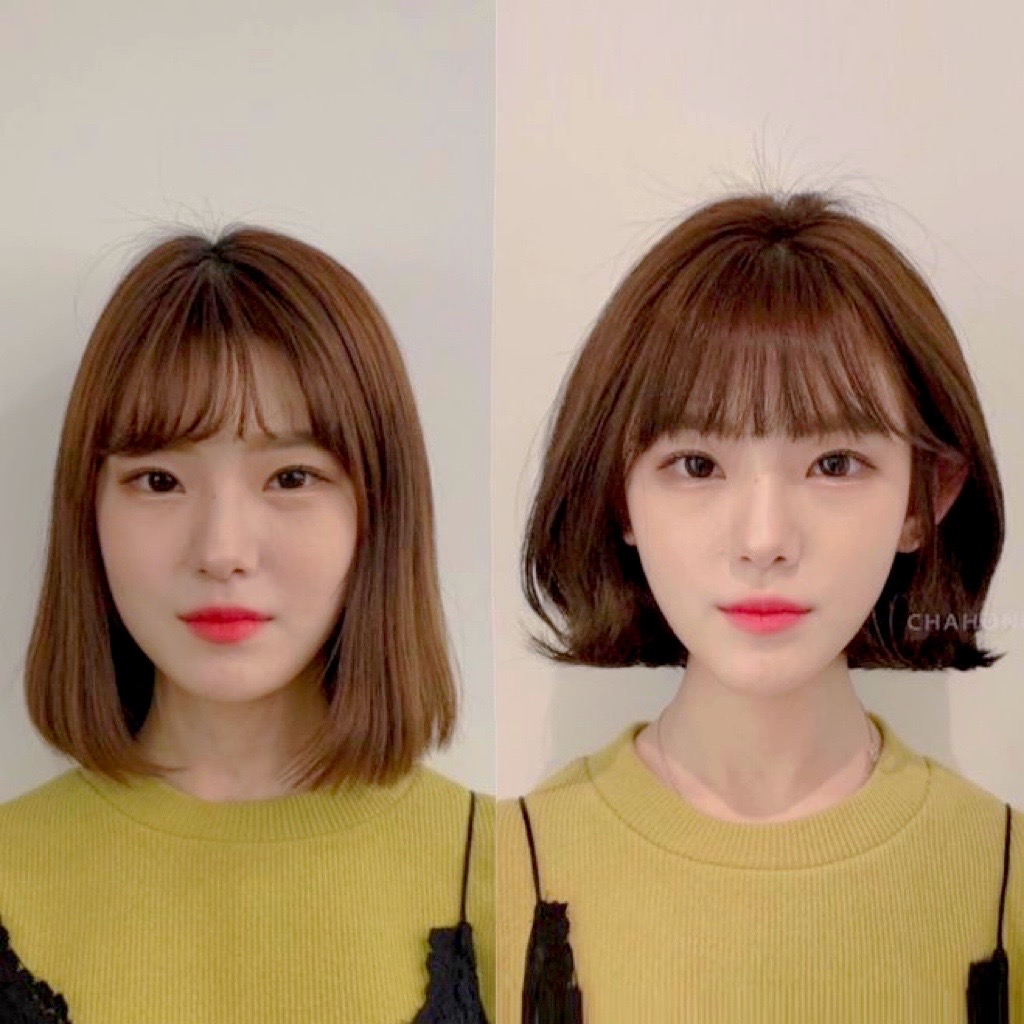 ทรงผมเกาหลีสาวผมสั้น
