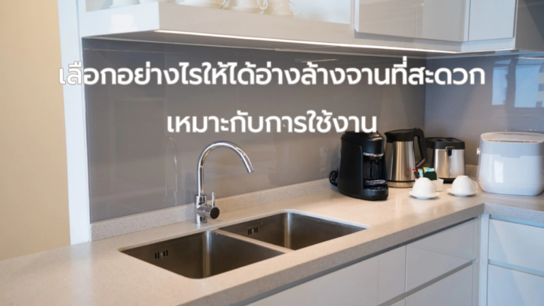 เลือกอ่างล้างจาน