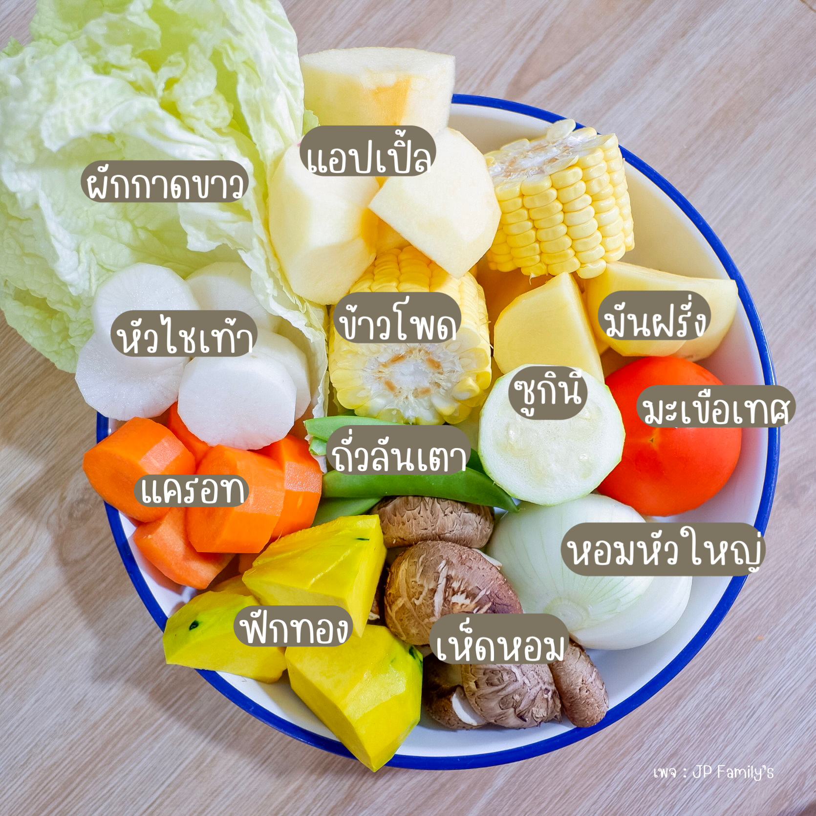 วัตถุดิบน้ำสต็อกผัก