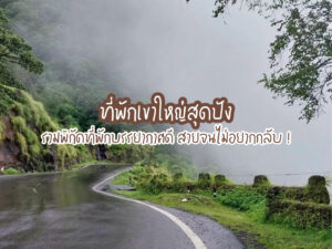ที่พักเขาใหญ่สุดปัง รวมพิกัดที่พักบรรยากาศดี สวยจนไม่อยากกลับ !