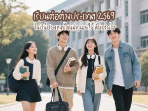 เรียนต่อต่างประเทศ 2569 ในปีนี้ประเทศไหนมีทุนอะไรให้น่าสนใจ