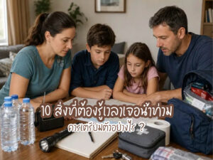 10 สิ่งที่ต้องรู้ เวลาเจอน้ำท่วม ควรเตรียมตัวอย่างไร ?